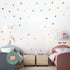 Multicolour Polka Dot - Removable Wall Sticker